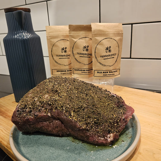 Cooking Bush Tucker Pepperberry Roast