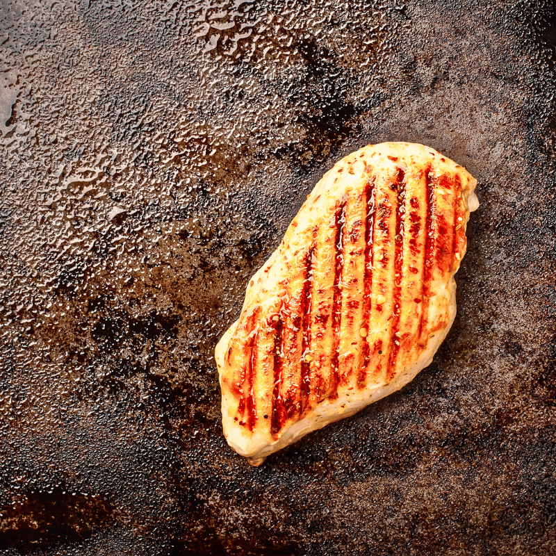 Terrablendz Chicken Breast on BBQ Plate