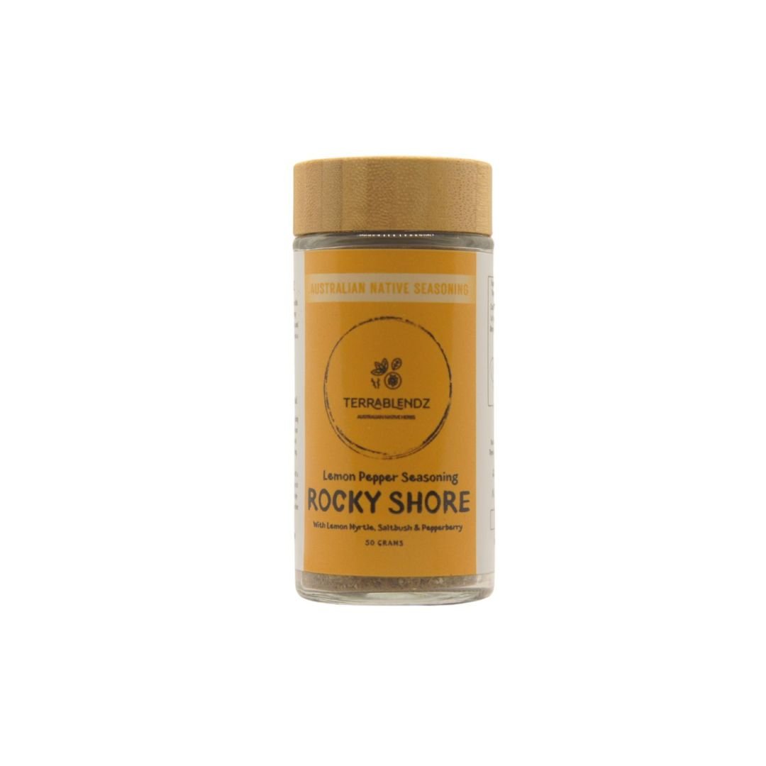 Terrablendz Rocky Shore Lemon Pepper Seasoning.