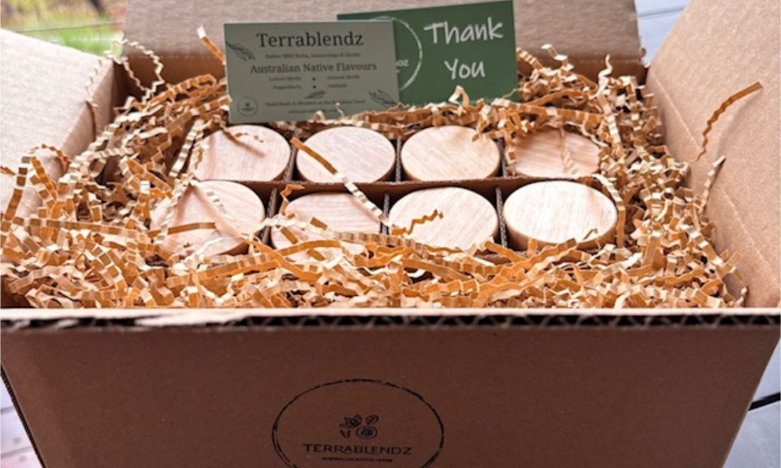 Australian gift packs — Terrablendz Ultimate Native Collection with native BBQ rubs, seasonings and herbs