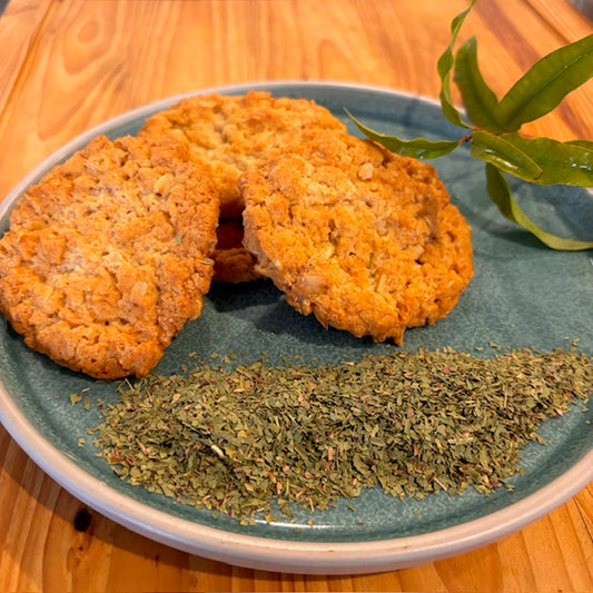 Aniseed Myrtle ANZAC Biscuits.