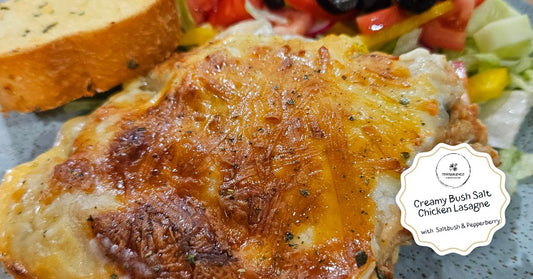 Creamy Bush Salt Chicken Lasagne Recipe – Terrablendz Australian native seasoning bake