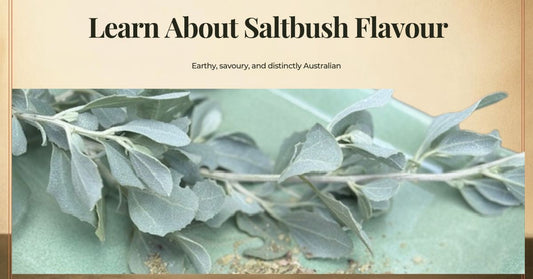 Dried Saltbush leaves and seasoning from Terrablendz — premium Australian native herb for BBQ rubs and cooking