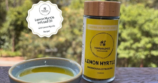 Zesty Lemon Myrtle Olive Oil Infusion: A Native Recipe