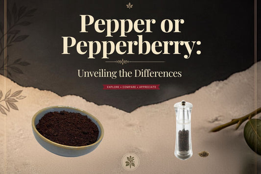 Pepper or Pepperberry — Tasmanian Pepperberry vs Black Pepper comparison for Australian BBQ rubs and seasonings | Terrablendz