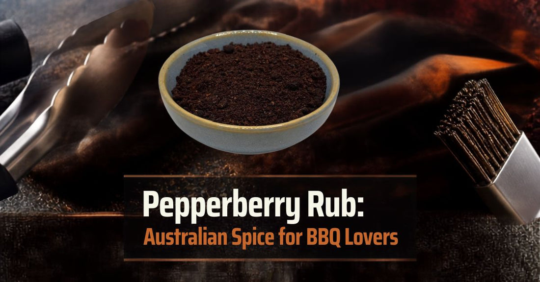 Pepperberry Rub – Australian native spice blend for BBQ lovers featuring Tasmanian Pepperberry – Terrablendz