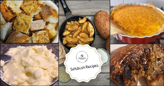 Saltbush recipes featuring Australian native saltbush seasoning with food — Terrablendz