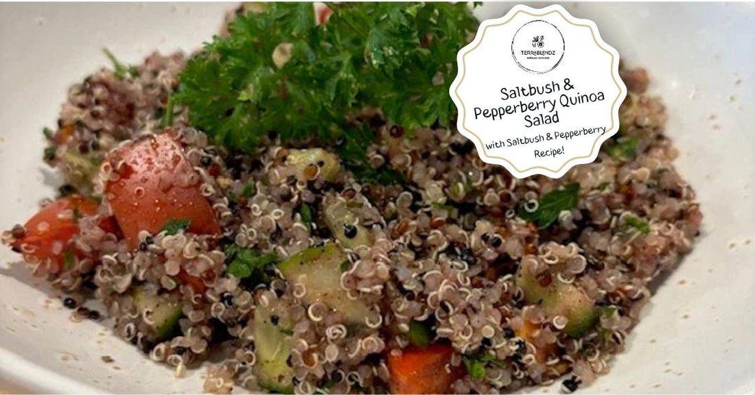 Saltbush and Pepperberry Quinoa Salad: A Native Australian Food Recipe