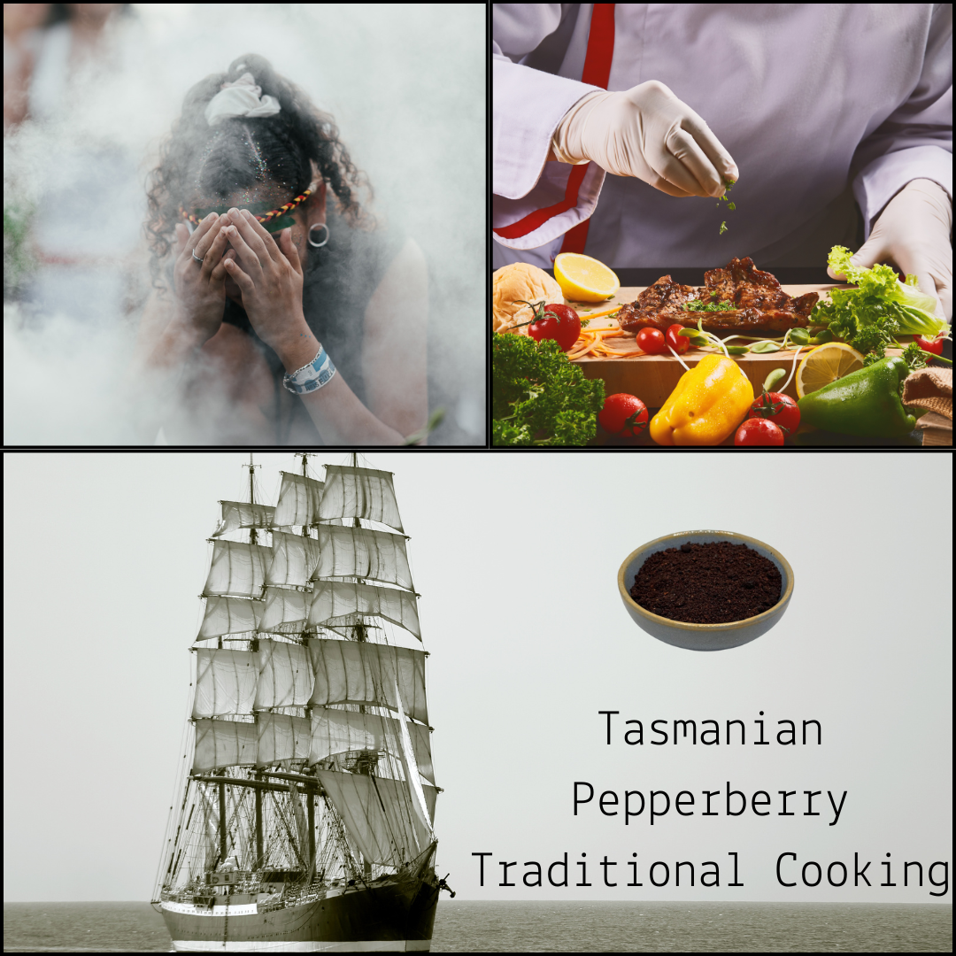 Tasmanian Pepperberry Traditional Cooking