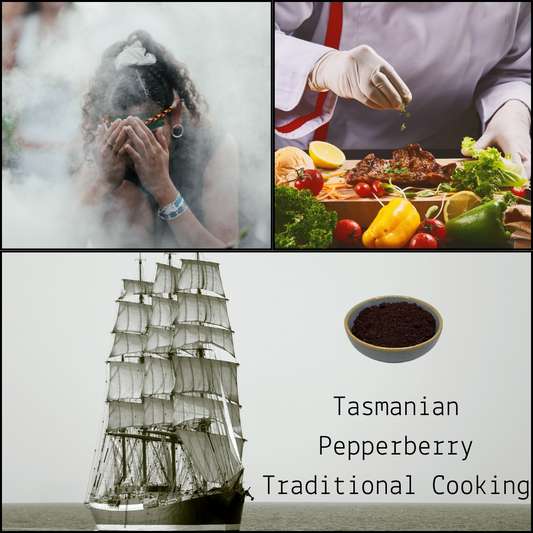 Tasmanian Pepperberry Traditional Cooking