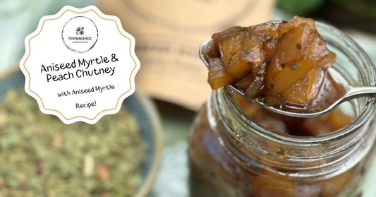 Aniseed Myrtle & Peach Chutney using Terrablendz Aniseed Myrtle