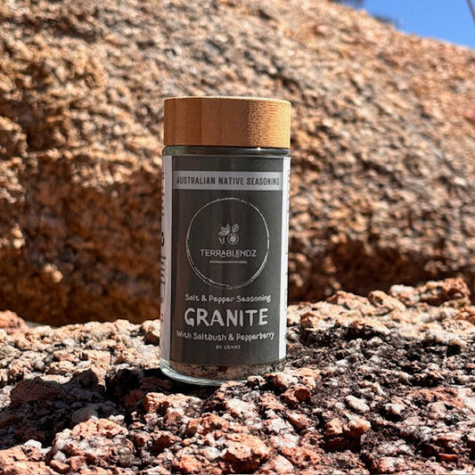Granite Salt & Pepper Seasoning (with Saltbush & Pepperberry)