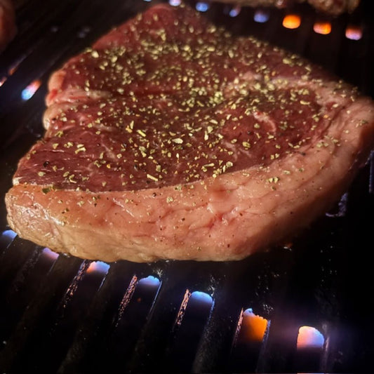 Terrablendz Granite Salt & Pepper Seasoning on Steak