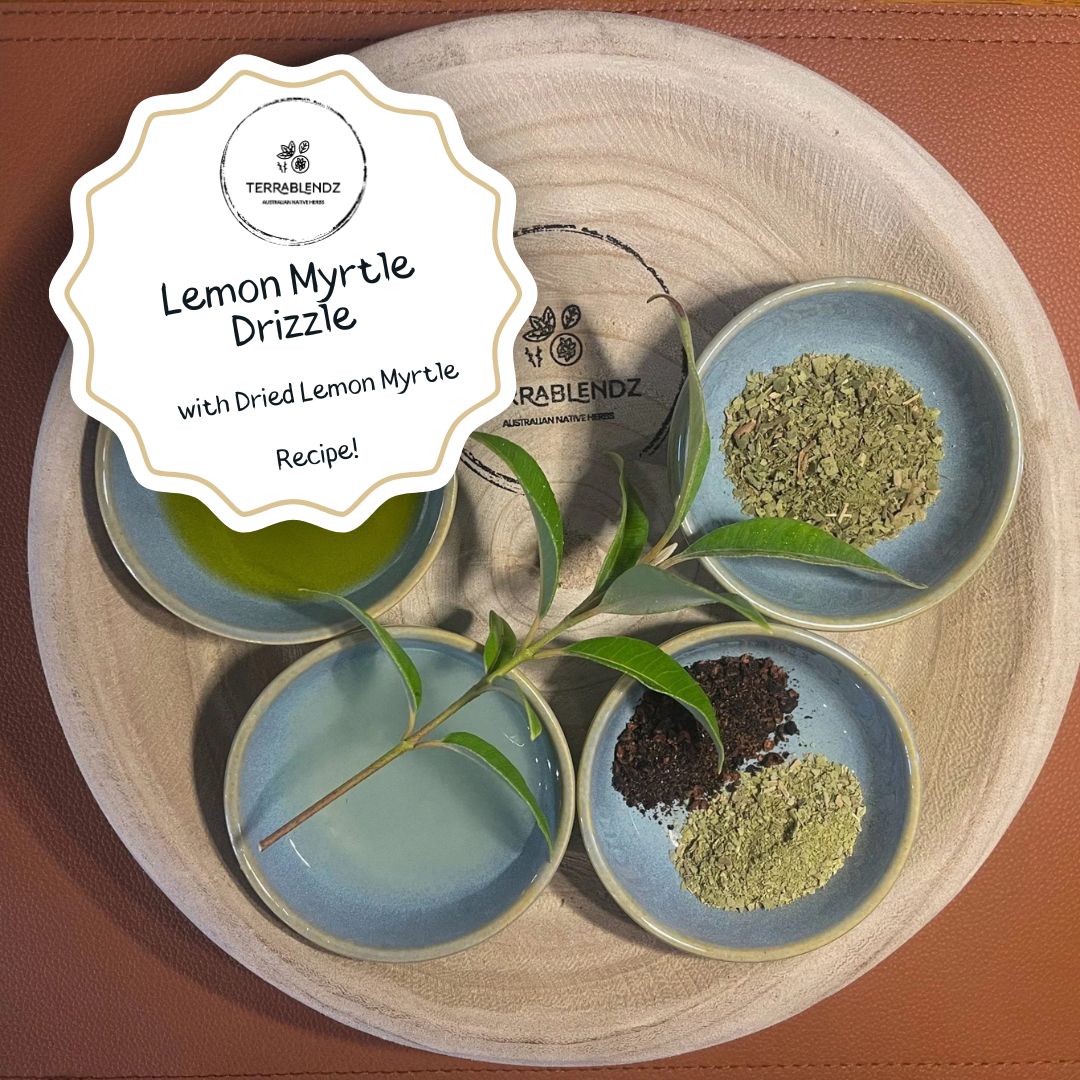 Terrablendz Lemon myrtle Drizzle