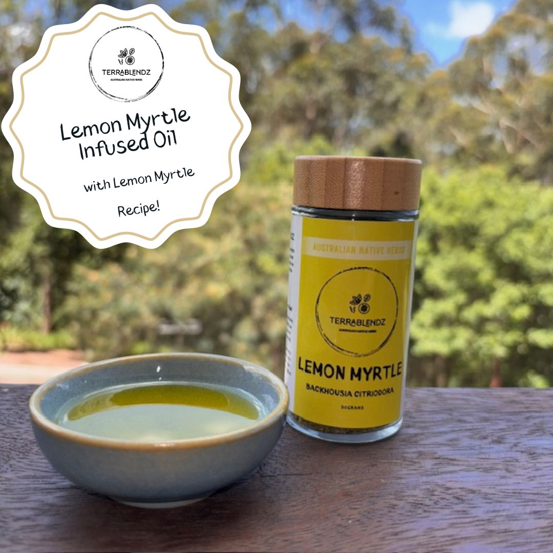 Zesty Lemon Myrtle Olive Oil Infusion: A Native Recipe