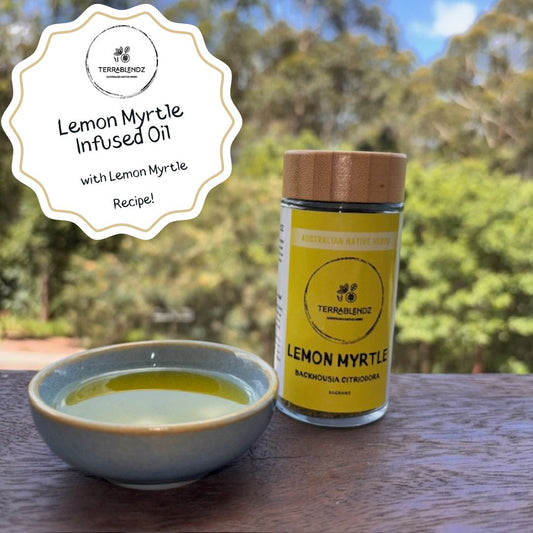 Zesty Lemon Myrtle Olive Oil Infusion: A Native Recipe