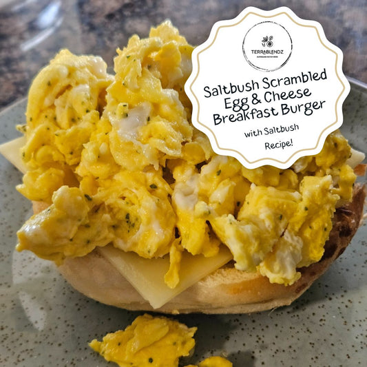 Saltbush Scrambled Egg & Cheese Breakfast Burger