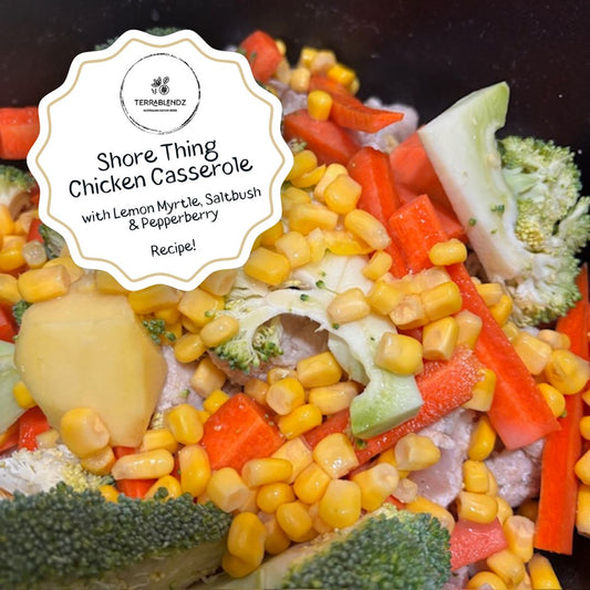 Rocky Shore Lemon Pepper Seasoning (With Lemon Myrtle, Saltbush & Pepperberry)