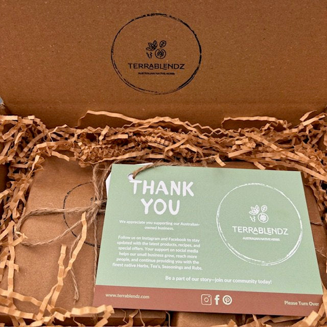 Australian Native Herb Bundles: Terrablendz Australian Gift Packs.