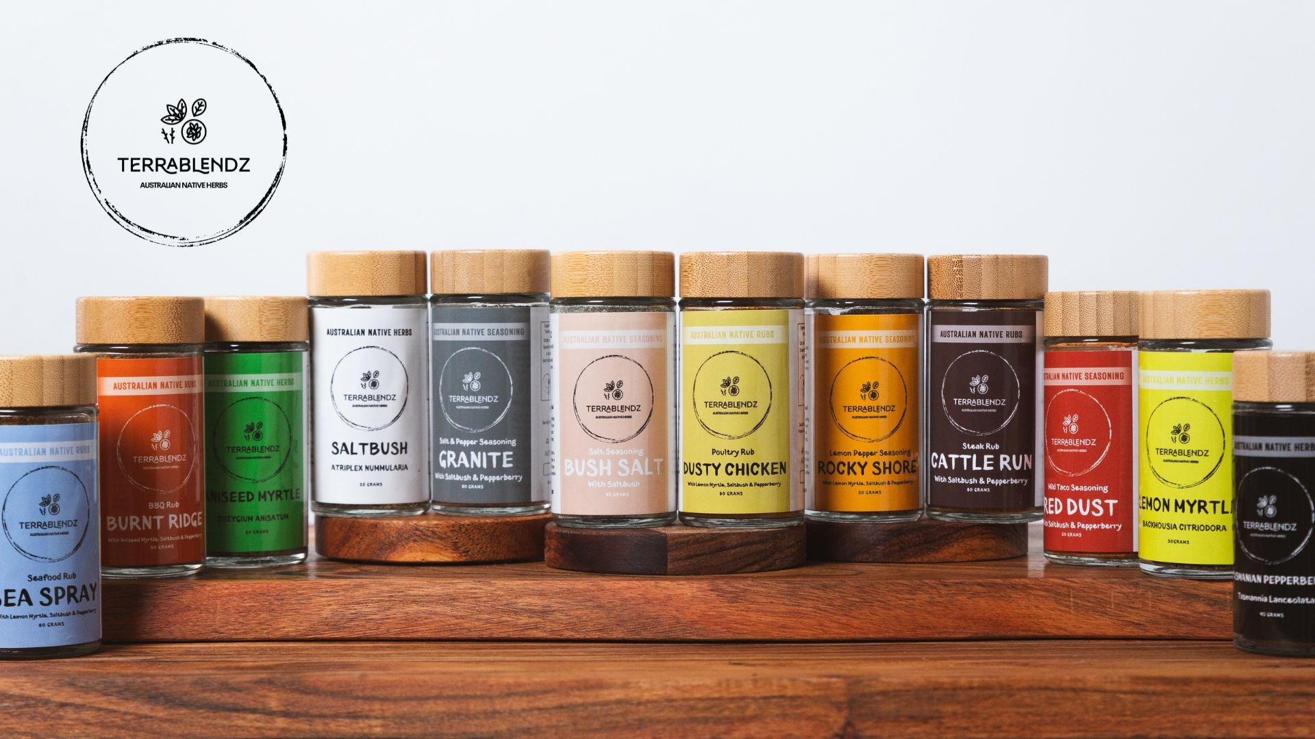 Terrablendz Australian Native herbs, Seasoning & BBQ Rubs.