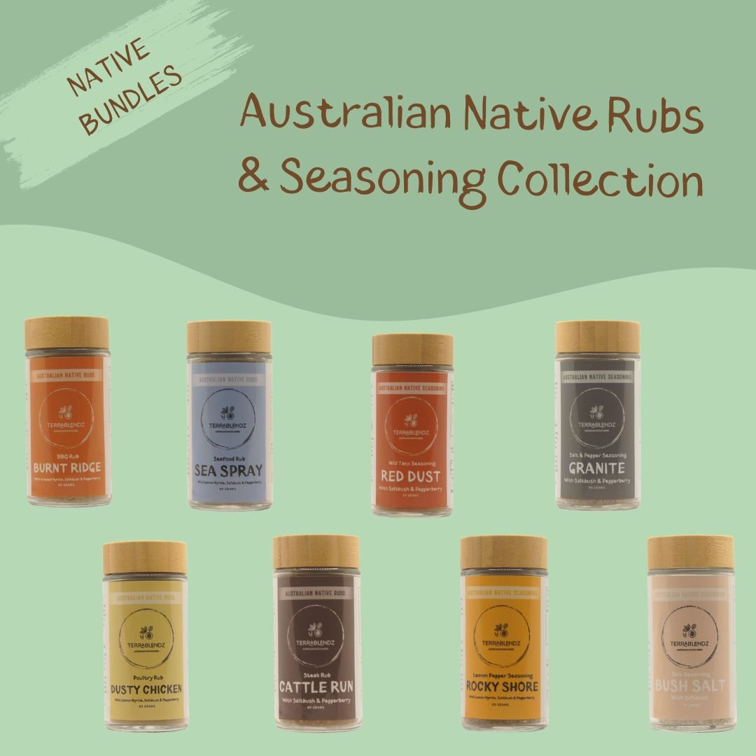 Terrablendz Australian Native Rubs & Seasoning Collection.
