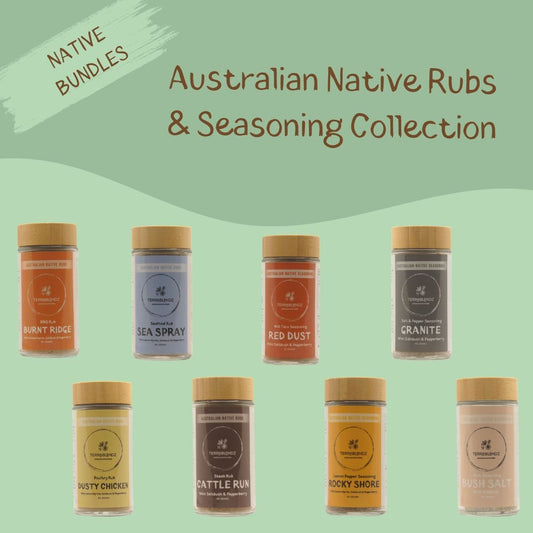 Terrablendz Australian Native Rubs & Seasoning Collection.